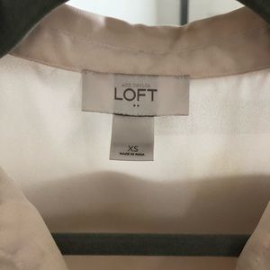 Loft Button Up Tank Top